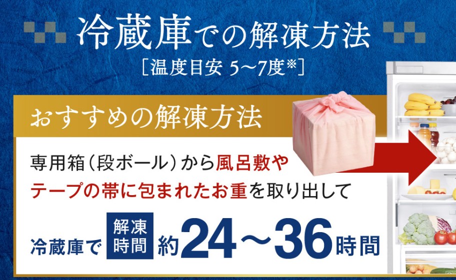 おせち 解凍方法