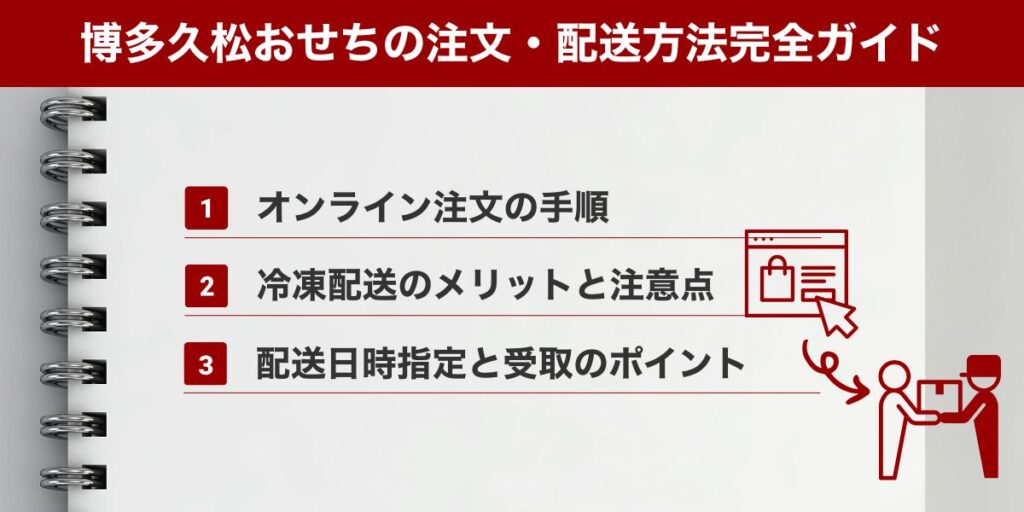 博多久松おせちの注文・配送方法完全ガイド