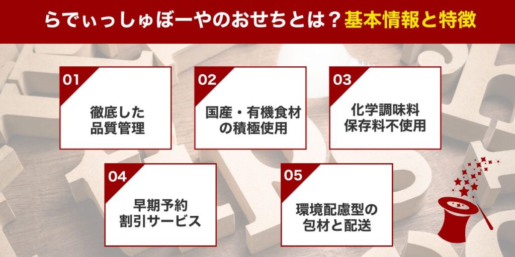 らでぃっしゅぼーやのおせちとは？基本情報と特徴