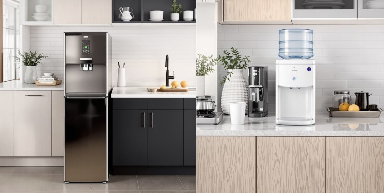 ウォーターサーバー、床置き型か卓上型かを決める