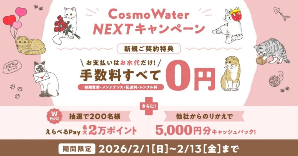 コスモウォーターキャンペーン