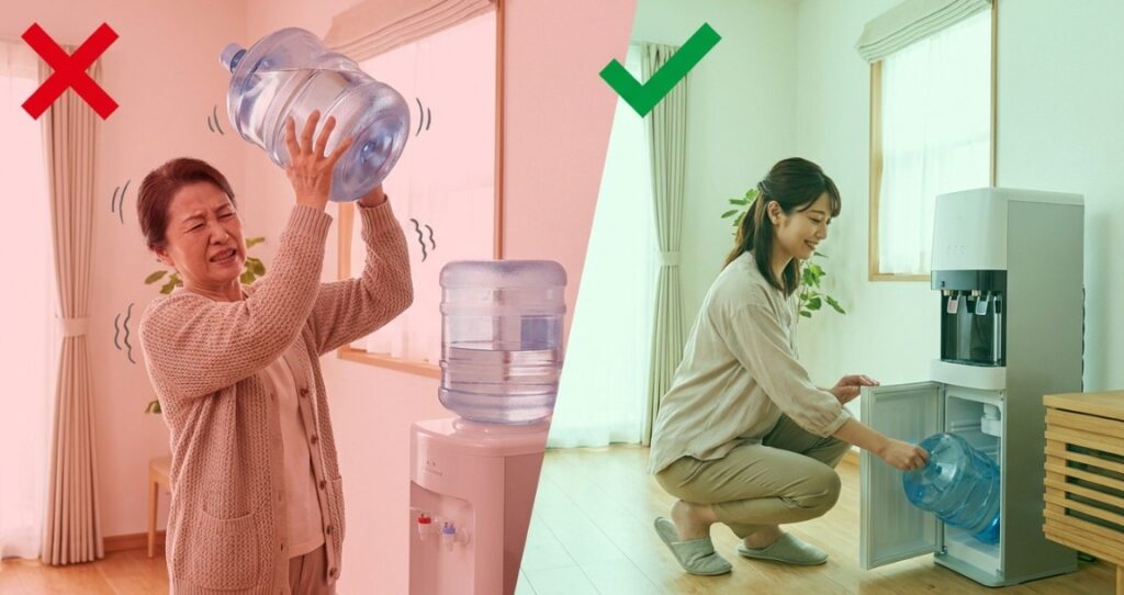 ボトル交換の手間