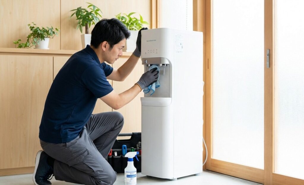 ウォーターサーバーメンテナンス