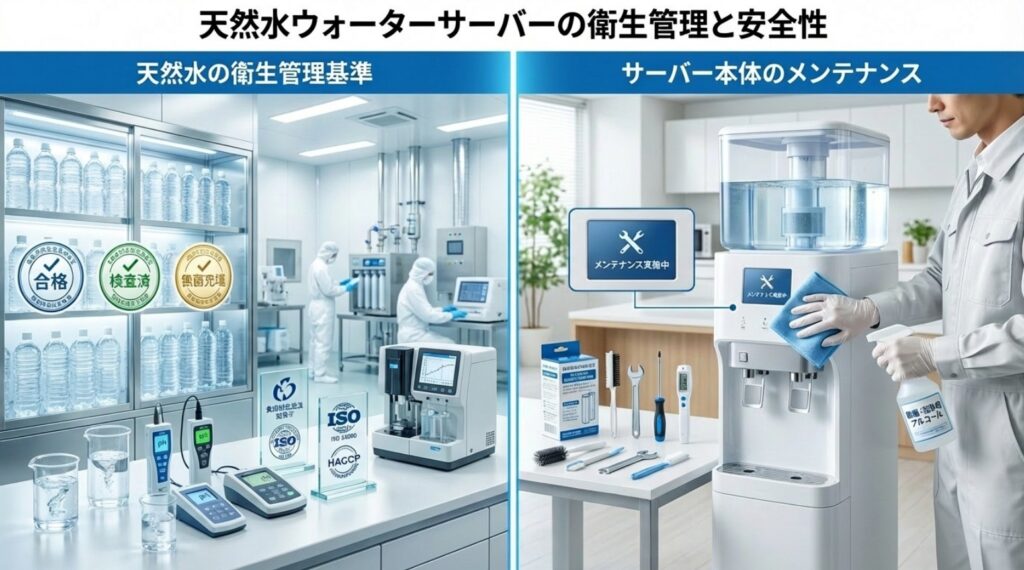 天然水ウォーターサーバーの衛生管理と安全性