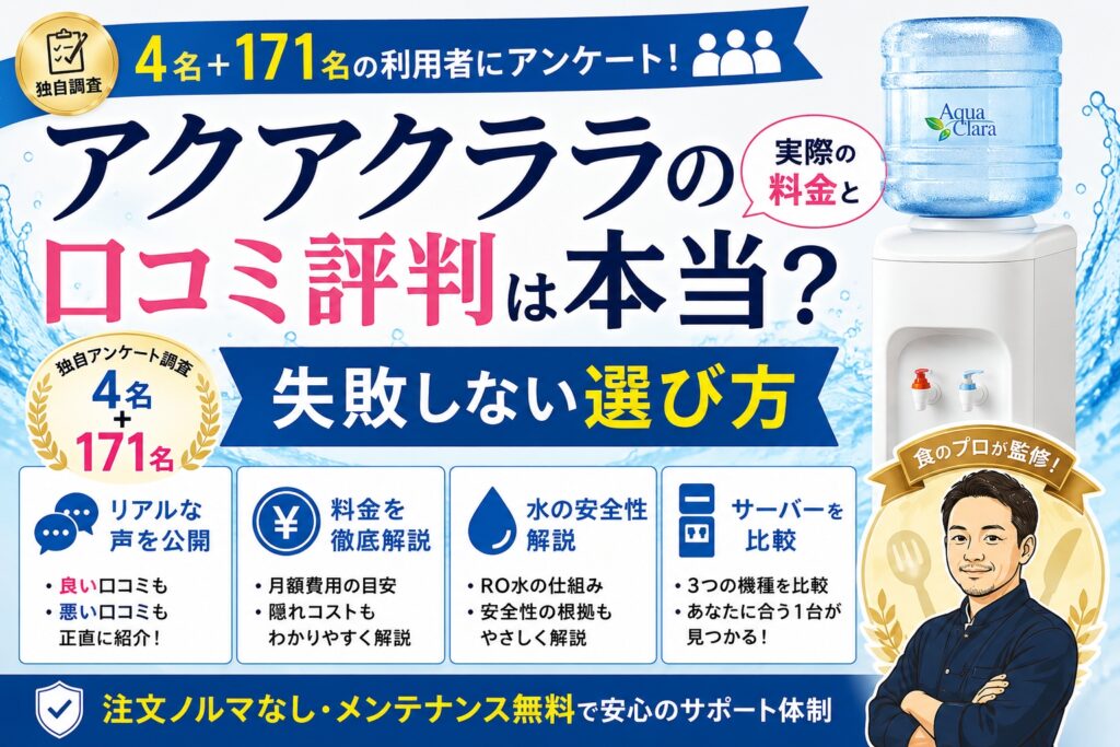 アクアクララ評判eyecatching