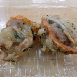 アタシが食べた「国産鶏野菜入り唐揚」