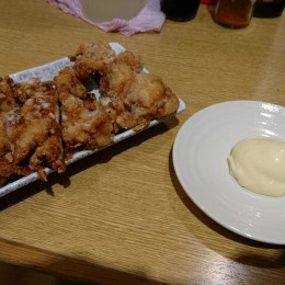 鶏モモ肉1枚の竜田揚げ(単品)￥650